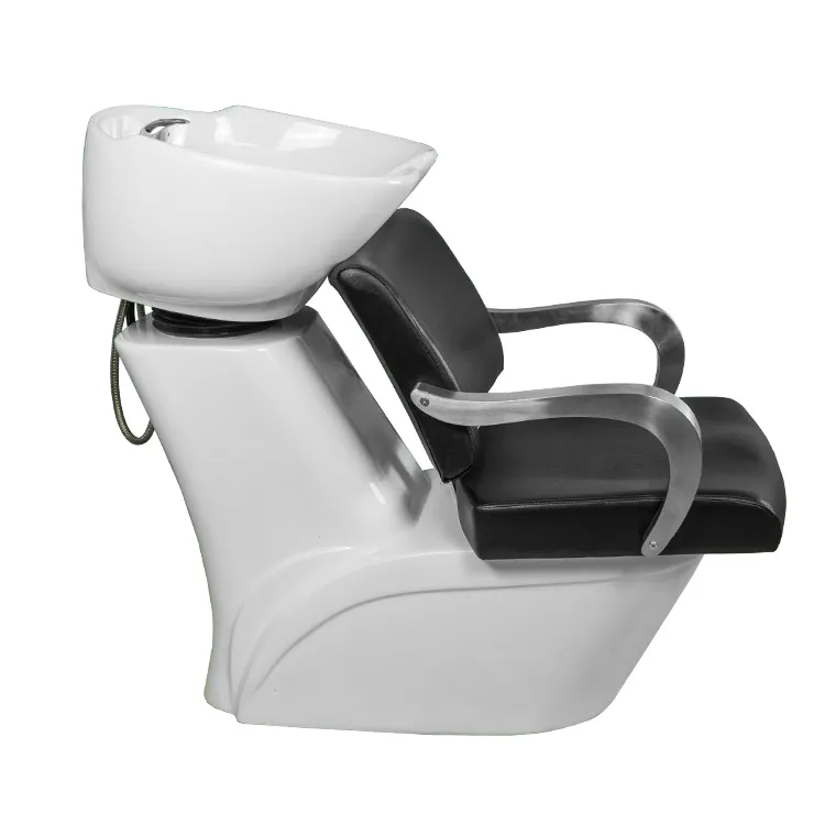 White+Black shampoo chair-MD-SC0046