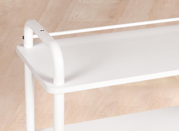 White barber cart&trolley-MD-BCT0017