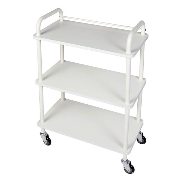 White barber cart&trolley-MD-BCT0017