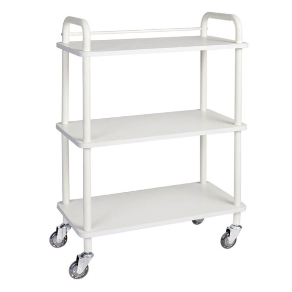 White barber cart&trolley-MD-BCT0017