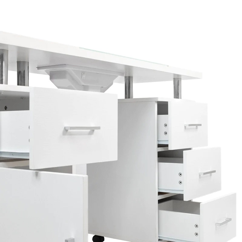 White manicure table-MD-NM0017