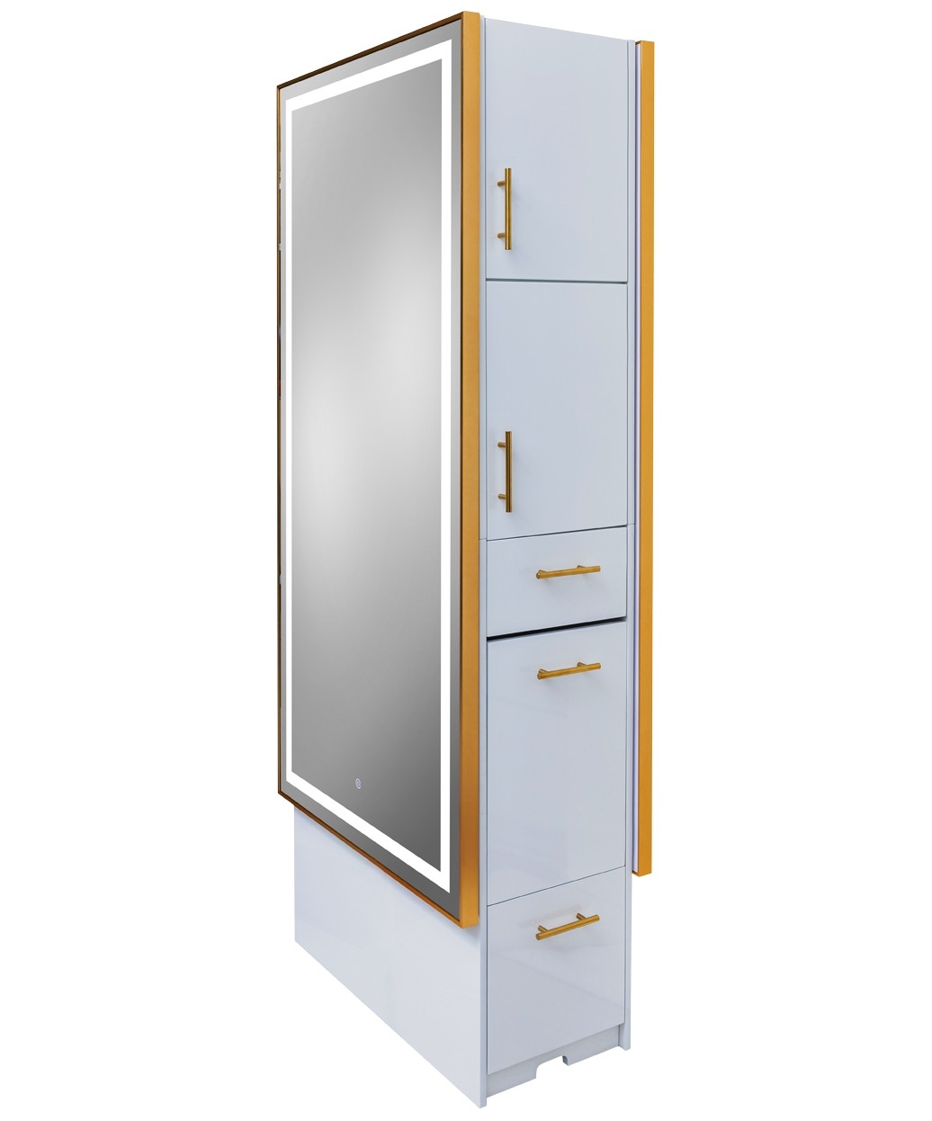 White+Gold barber station-MD-BS0023