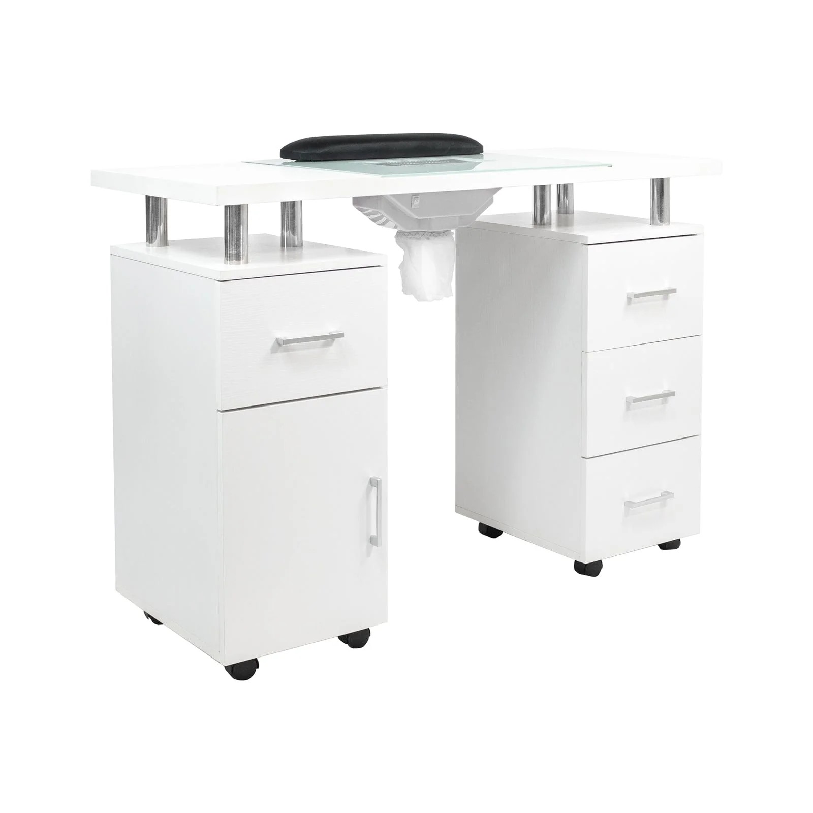 White manicure table-MD-NM0013
