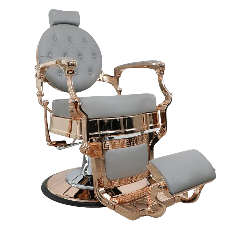 Grey+Gold barber chair-MD-BC0066