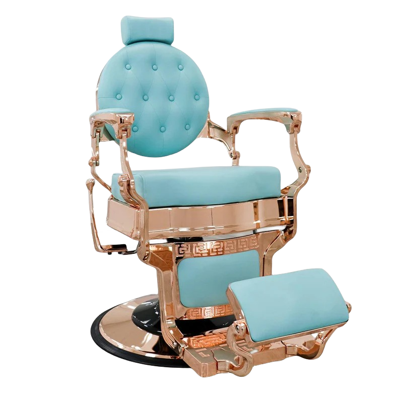 Blue+Gold barber chair-MD-BC0068