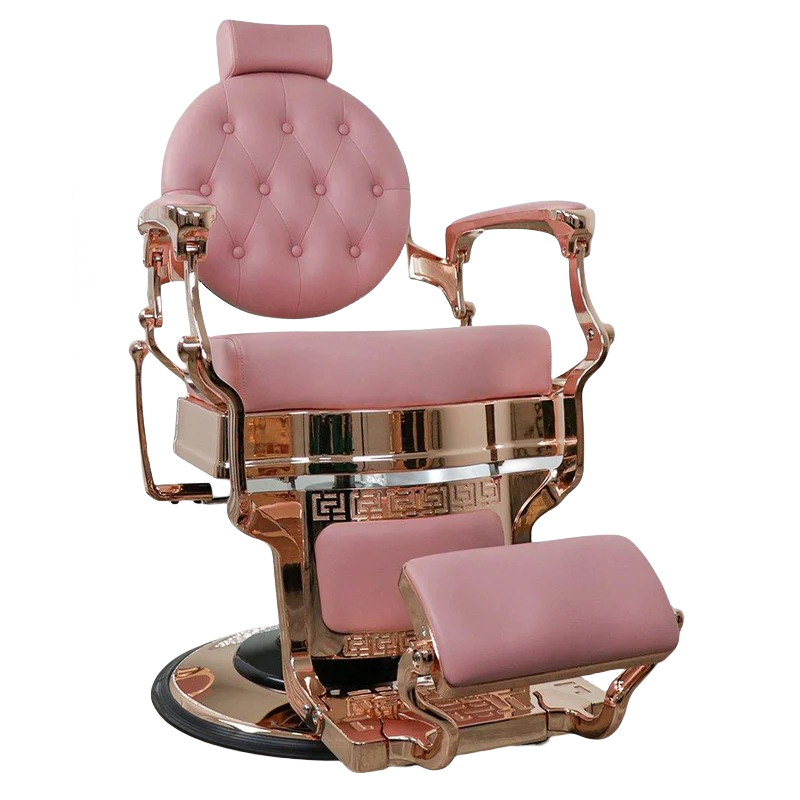 Pink+Gold barber chair-MD-BC0069