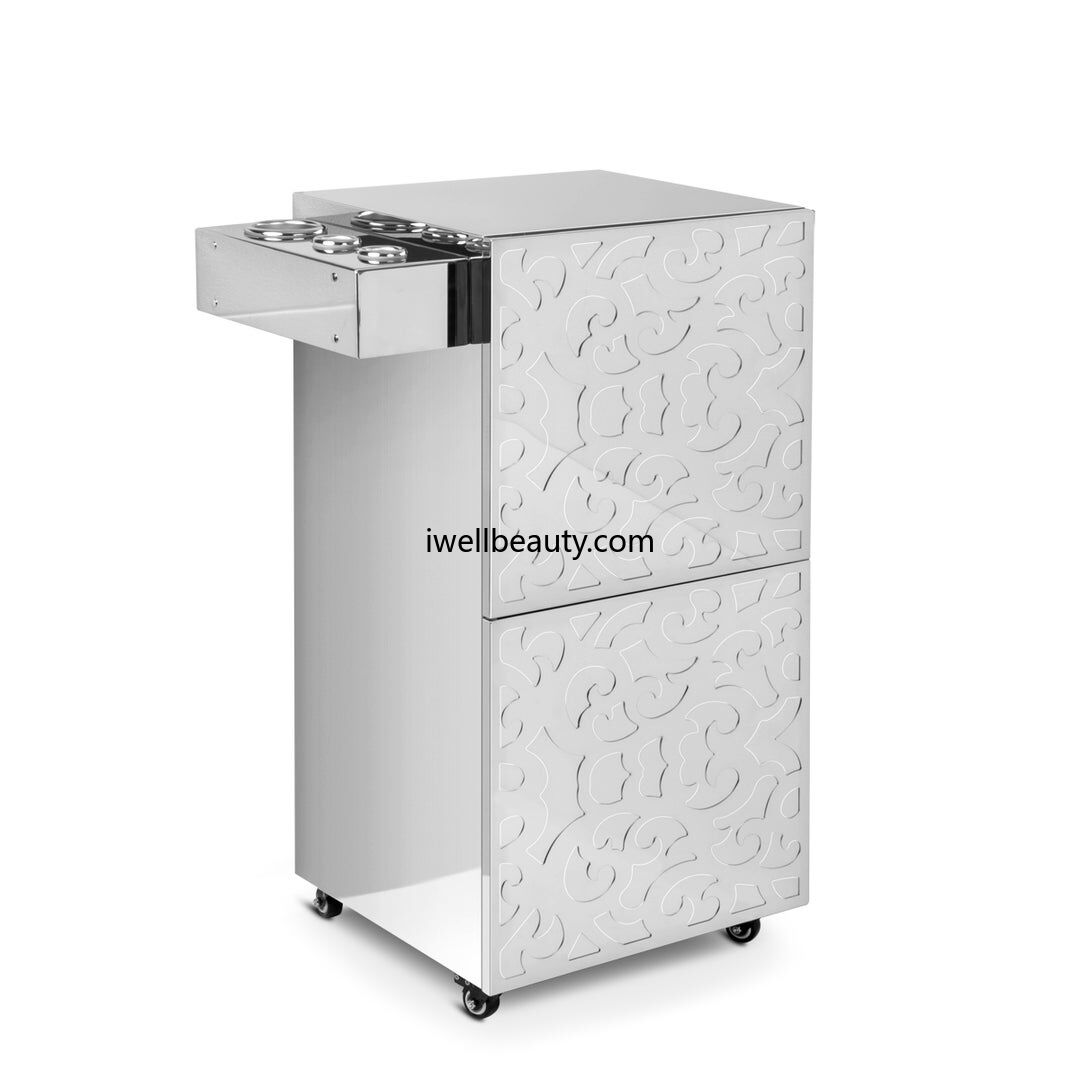 Silver barber cart&trolley-MD-BCT0015