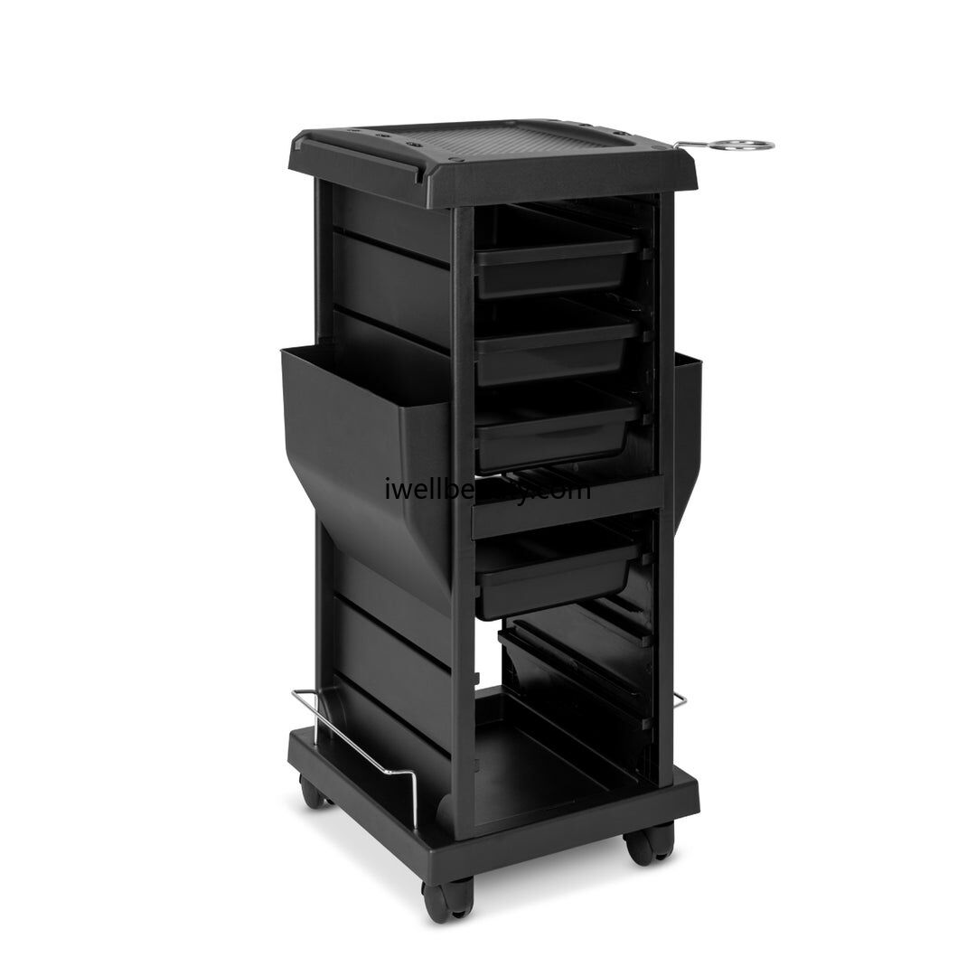 Black barber cart&trolley-MD-BCT0012