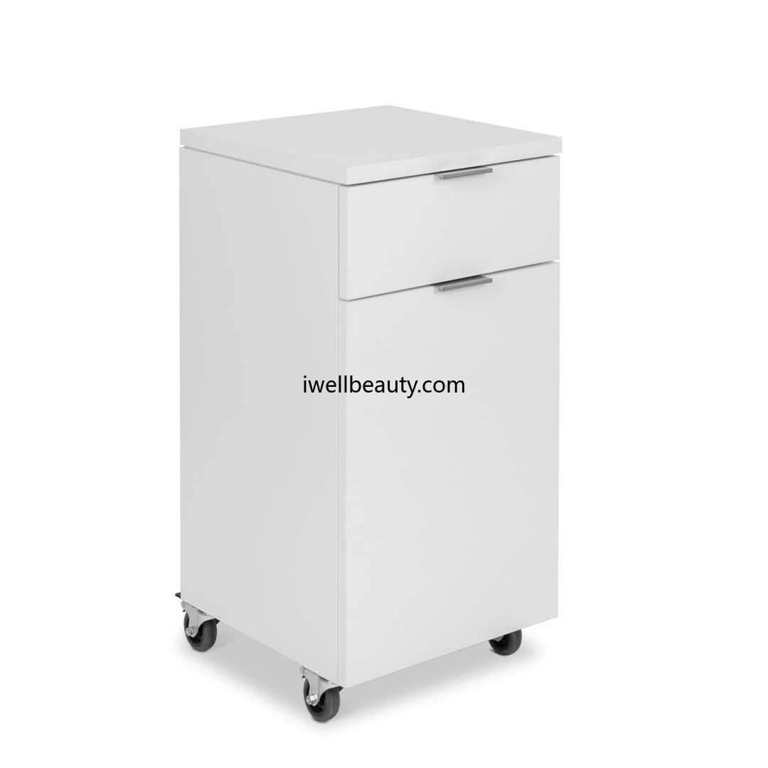 White barber cart&trolley-MD-BCT0007