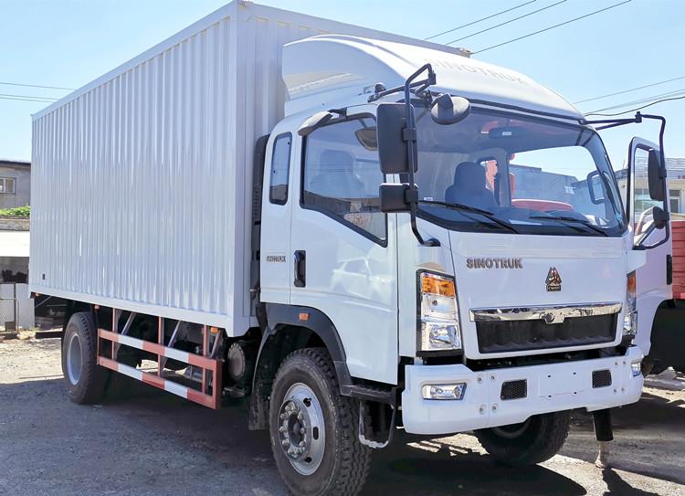 Легкий грузовой фургон Howo 4x2 15T с закрытым кузовом