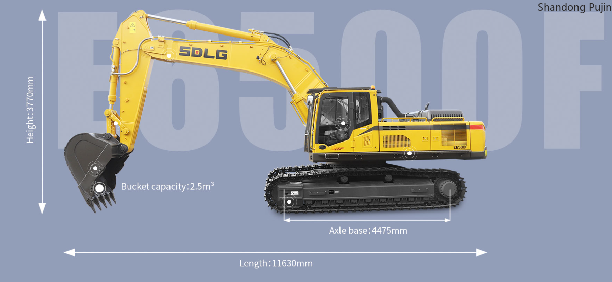 Экскаватор Shandong Lingong SDLG E6500F
