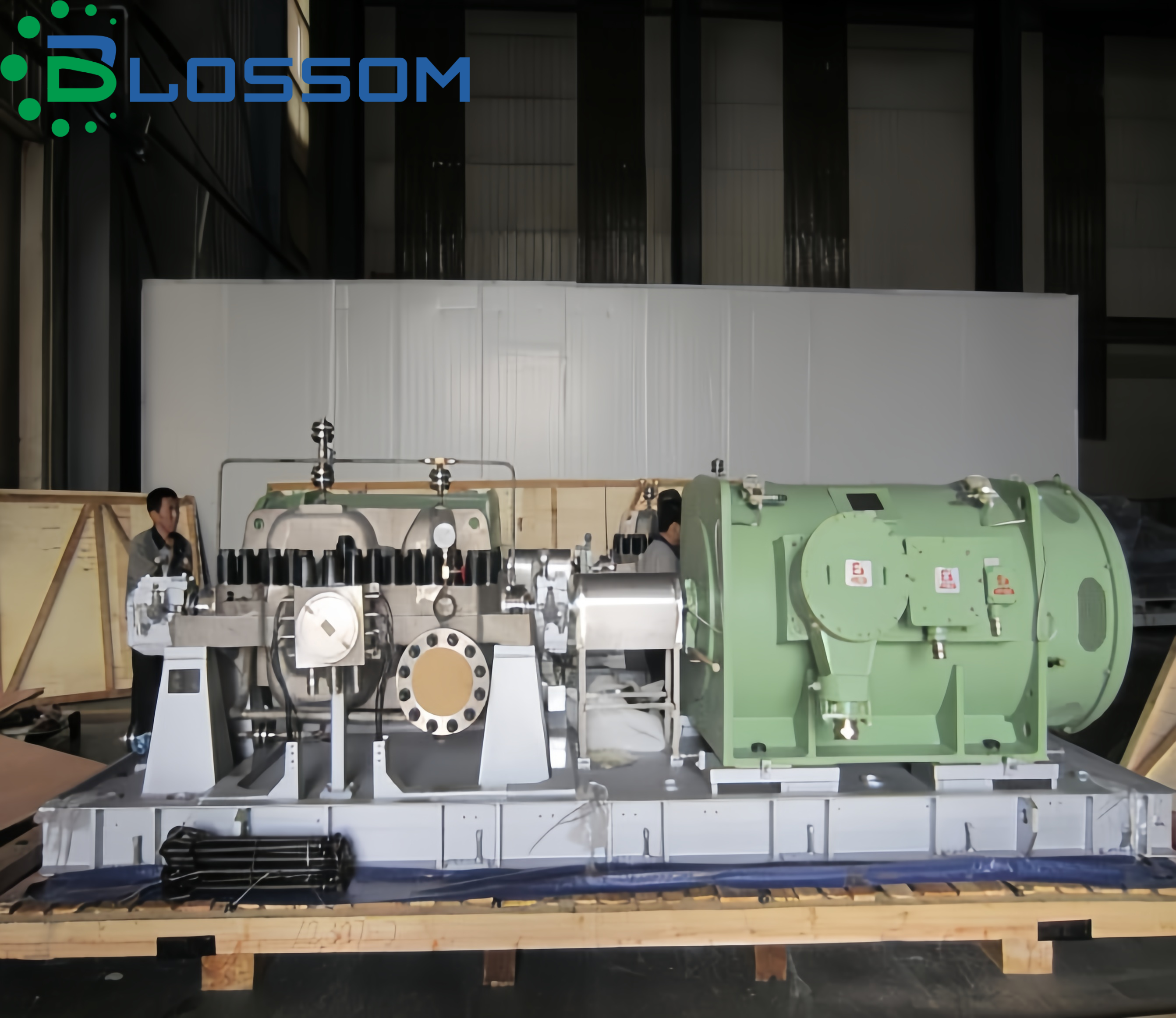 160°C deaeration water pumps exported by Blossom to Qatar.