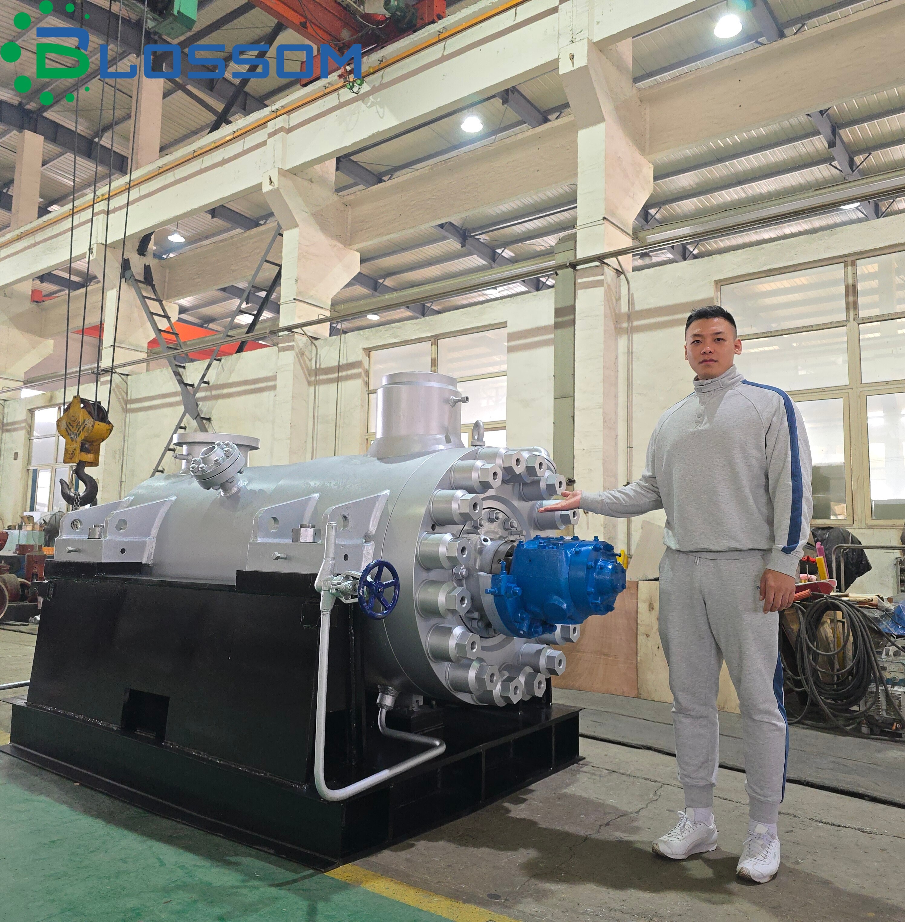 FLOW: 580m³/h   HEAD:2300m high pressure boiler feed pump produced by blossom pump