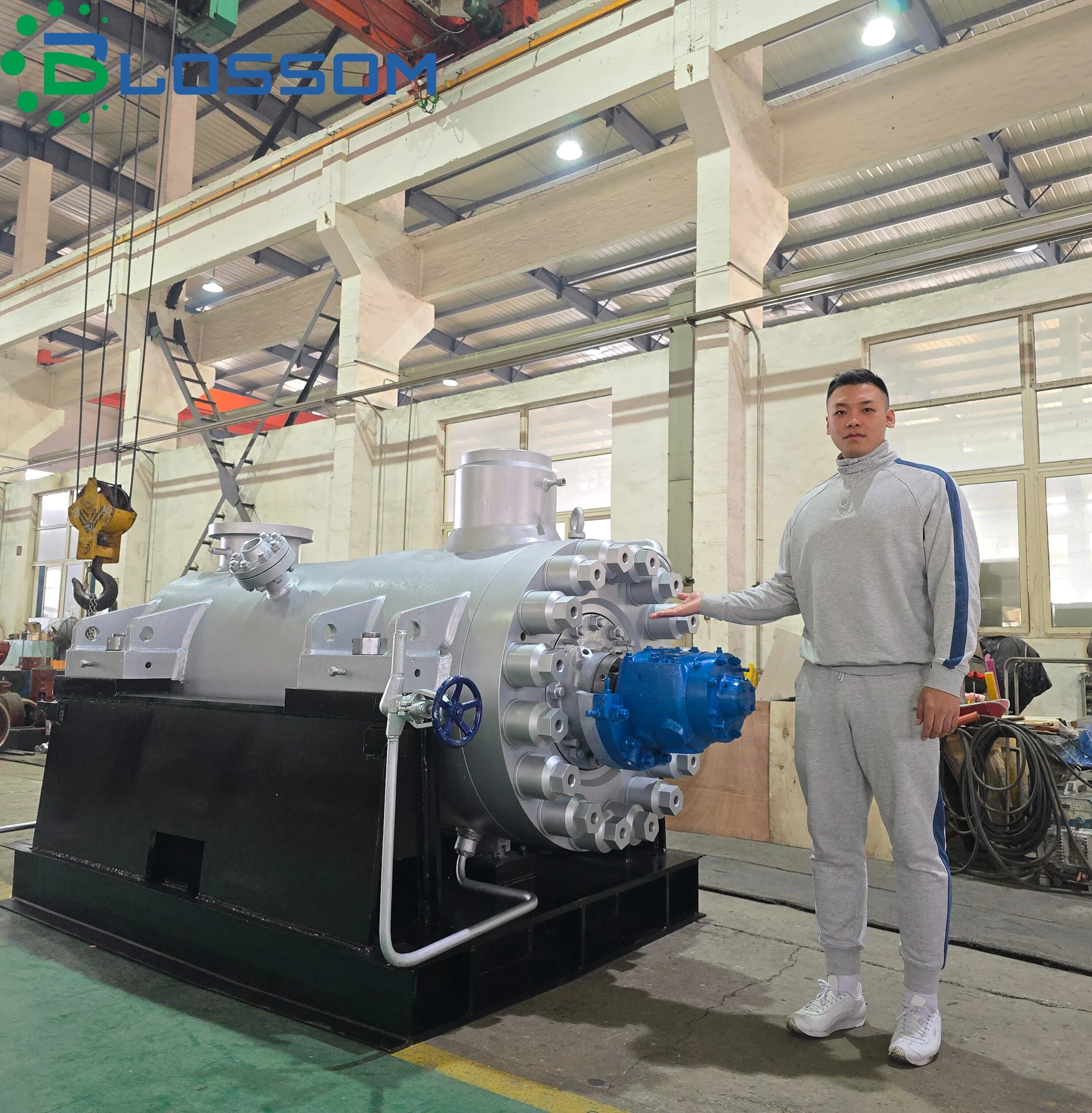 FLOW: 580m³/h   HEAD:2300m high pressure boiler feed pump produced by blossom pump