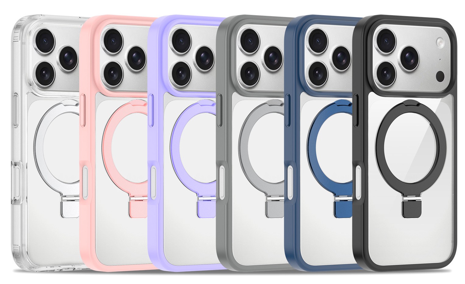 Magnetic Phone Case with Ring Holder