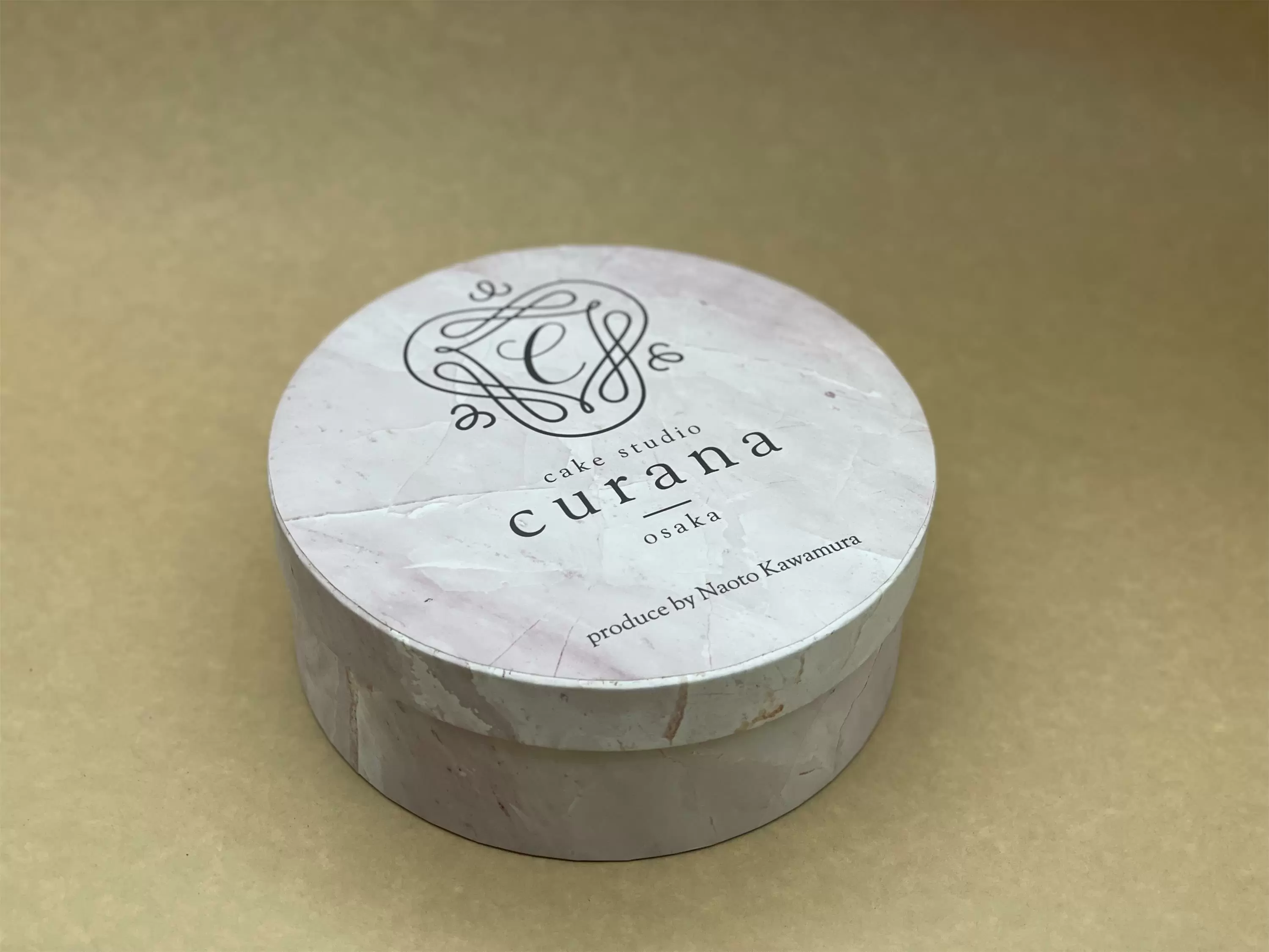 Round cake box