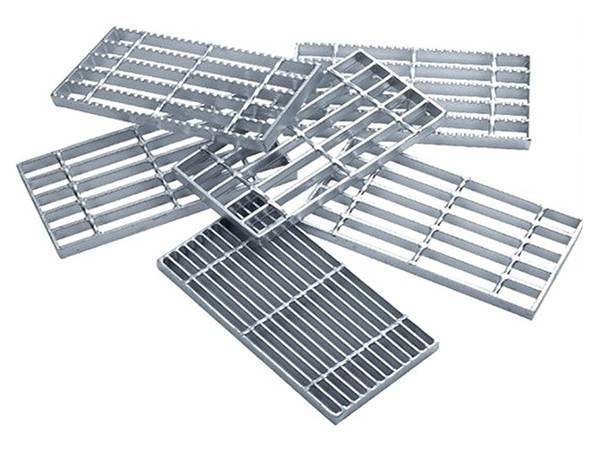 Several different types of steel bar gratings on white background..jpg