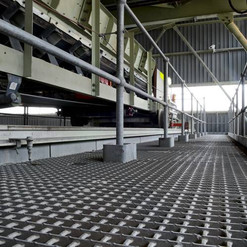 Building expanded metal galvanized steel bar grating weight per square meter