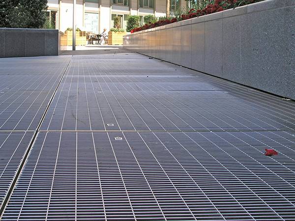 Galvanised grating is typically made from carbon steel or stainless steel bars that have been coated with zinc making it versatile in a variety of applications