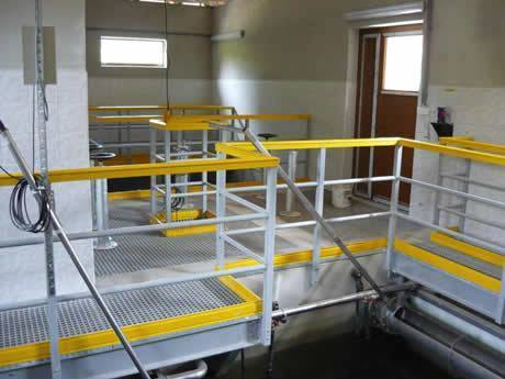 Steel Grating Operating Platform