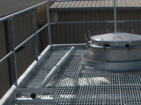 Steel Grating Roof