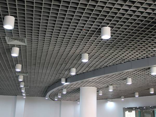 Aluminum gratings are used for interior ceilings..jpg