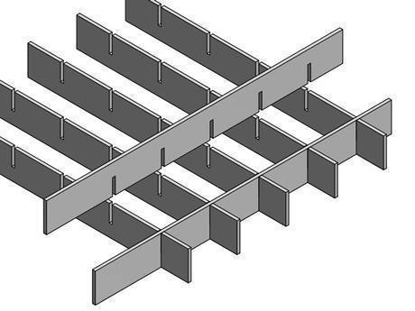 A press locked steel grating with smooth surface is in the picture..jpg