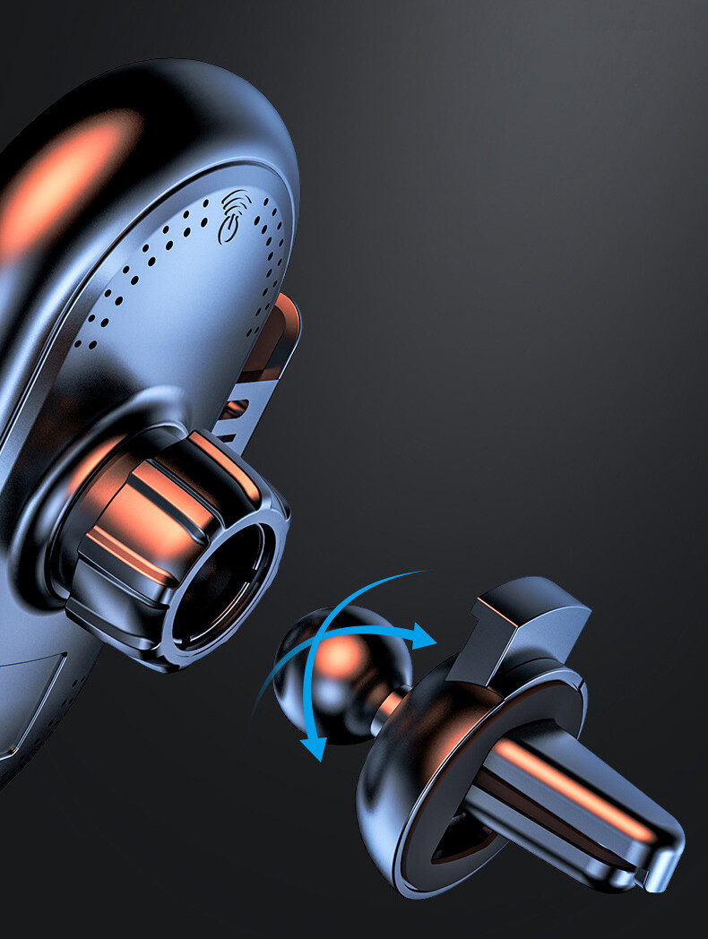 TPC08   Infrared Induction Vehicle Mount with 15W Wireless Charger 