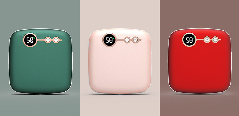 TPP38   10000mAh Power Bank & Hand Warmer Pad with Built-in USB Cables