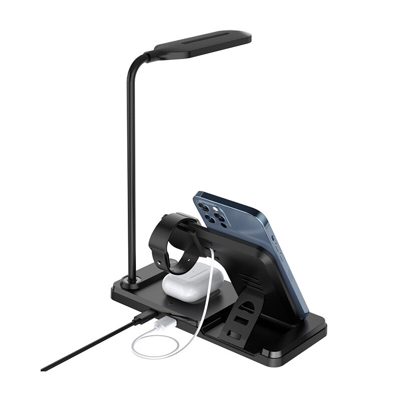 TPC14   4 in 1 Desk Lamp with Wireless Charger