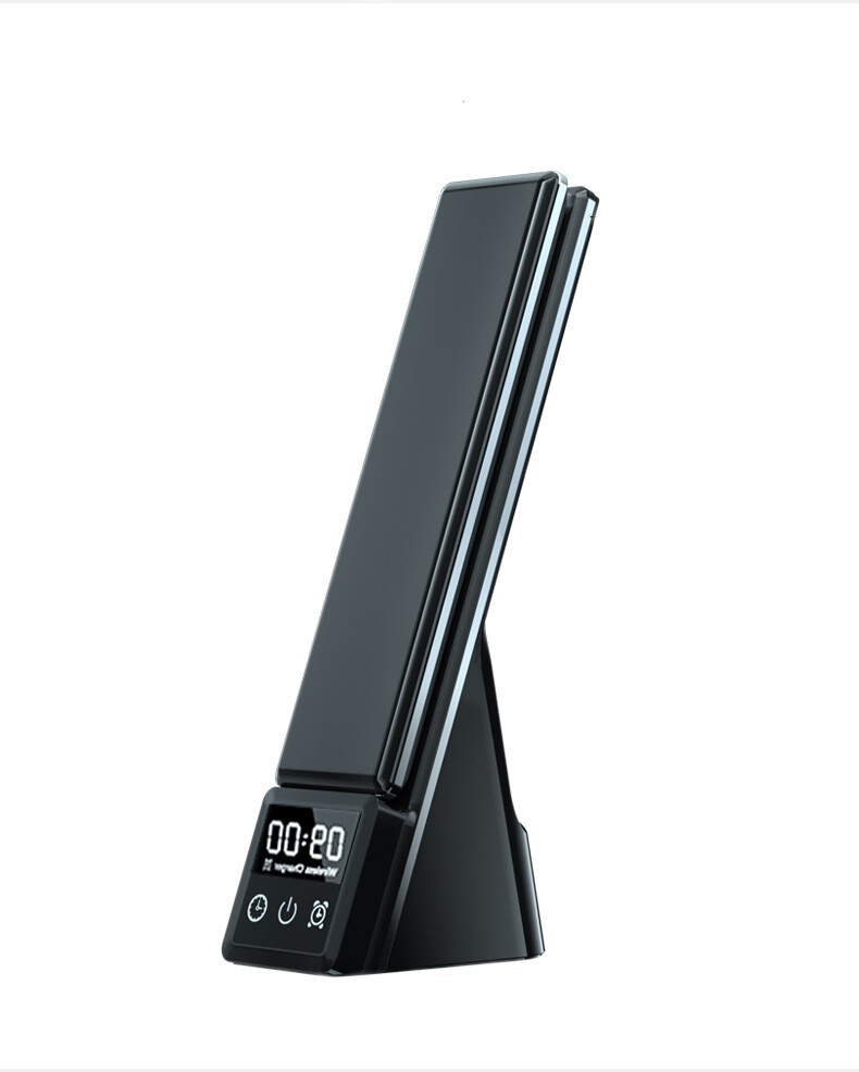 TPC19   4 in 1 Wireless Charger with Desk Lamp, Time and Alarm Clock Function