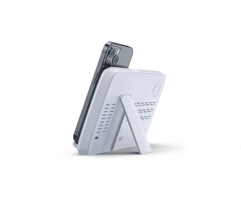 TPC21   15W Wireless Charger with Time, Alarm Clock, Thermometer and Humidity