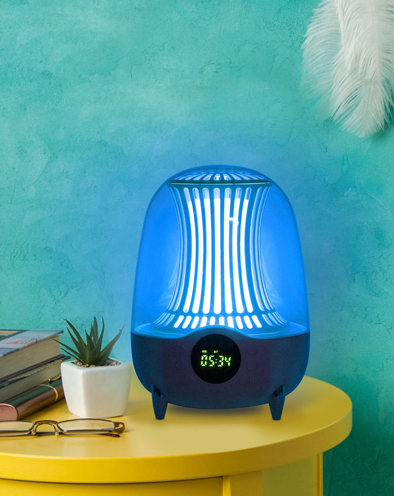 TPS05   Bluetooth Speaker with RGB LED Light, FM Radio and Desk Lamp Functions