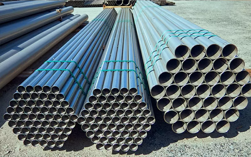 Titanium alloy pipe