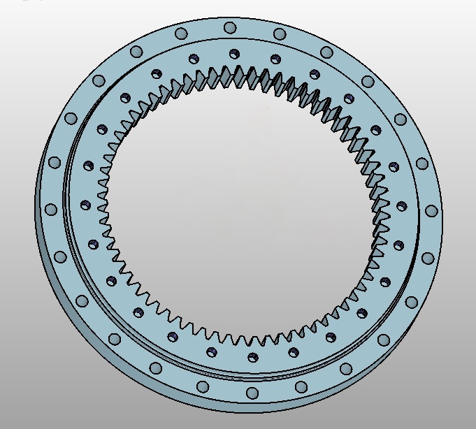 ZB1.25.0655.200-1SPRN ISB Inner Gear 66 Teeth Slewing Bearing