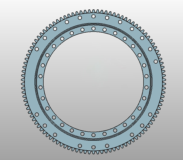 CS Mashinery Css350 Lorry Crane slewing bearing with good quality