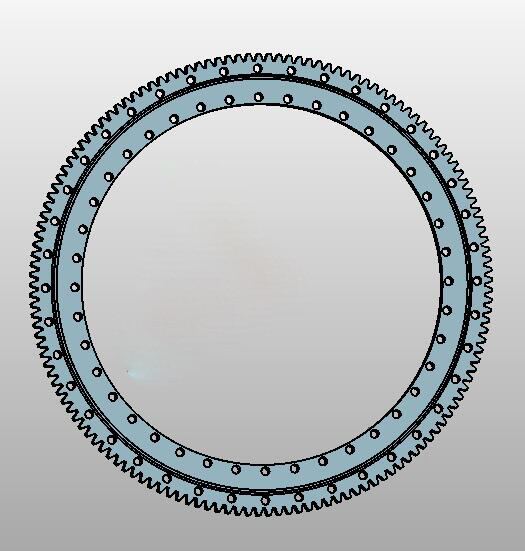 ltm1050 0016125 50ton liebherr crane 1989 year 1990 year slewing bearing