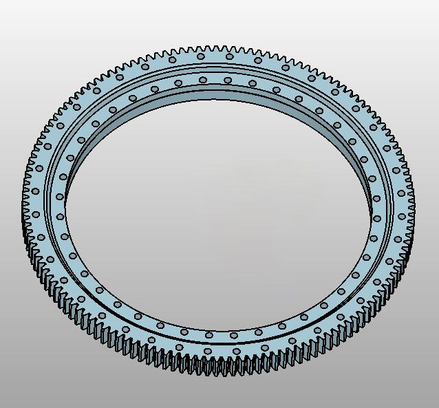 ltm1050 0016125 50ton liebherr crane 1989 year 1990 year slewing bearing