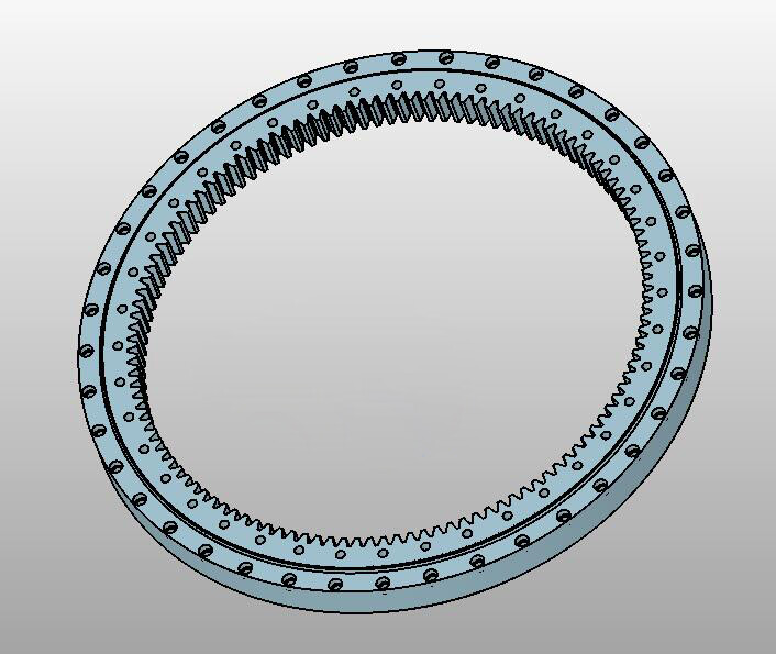Terex ctt 161 Tower Crane Slewing ring swing bearing