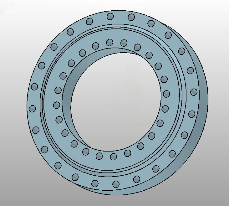 9O-1Z25-0315-0487 cross roller slewing bearing non-gear type