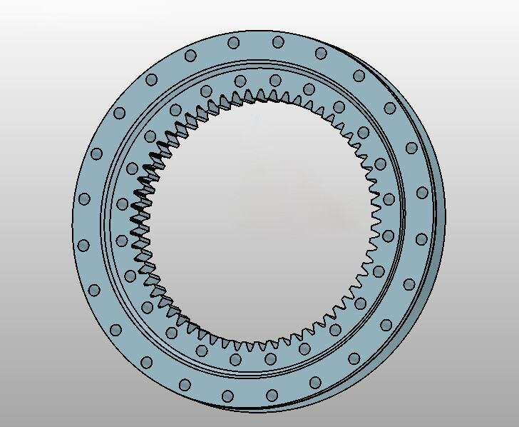 07.0380.01 inner gear teeth m5 z60 roller slewing ring
