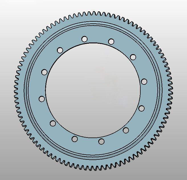 21.0411.01 external gear light 99 teeth slewing bearing