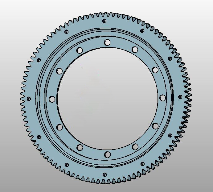 21.0411.01 external gear light 99 teeth slewing bearing