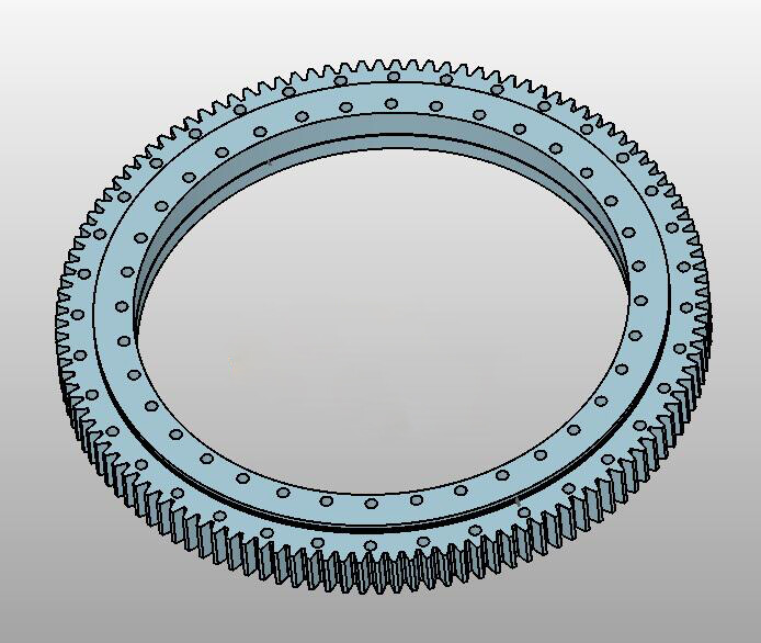 ER3.20.1250.400-1SPPN 3-row roller slewing bearing with 119 teeth