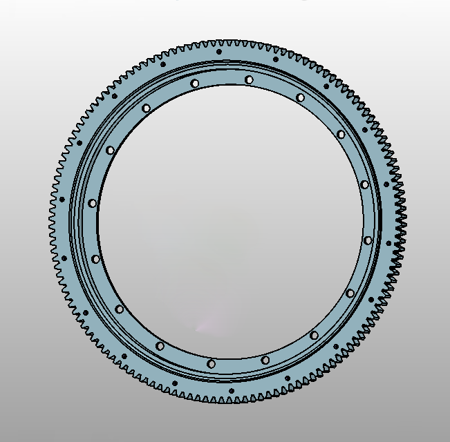 231.21.0775.013 external gear 138 teeth slewing bearing 