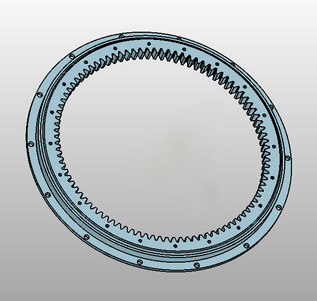 232.21.0875.013 inner gear m8 z94 light flange slewing bearing