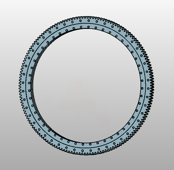 011.40.2240.000.11.1502 double row big-small ball slewing bearing