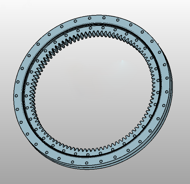192.25.1800.990.41.1502 3-row roller slewing bearing with inner gear