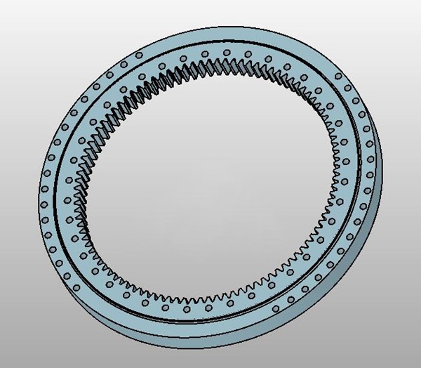 P&H T450-II crane slewing bearing