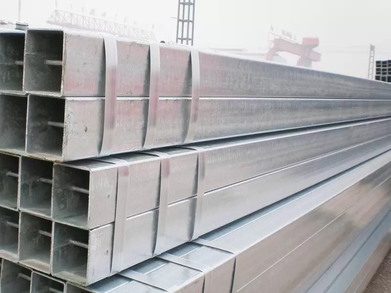 DX51D Tubo cuadrado galvanizado